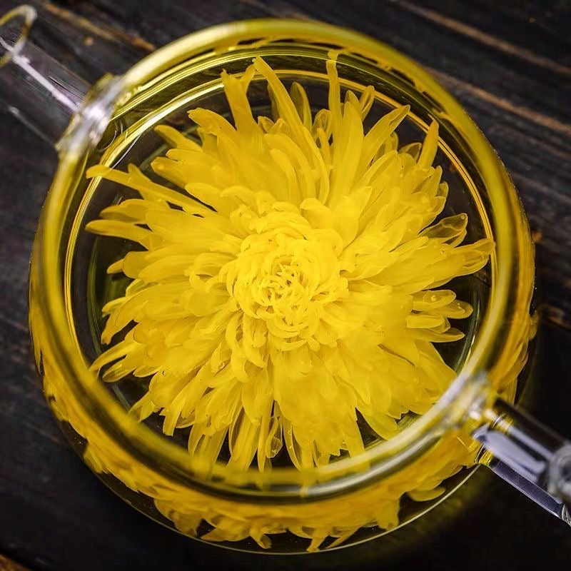 Natural Golden-yellow Chrysanthemum Flowers