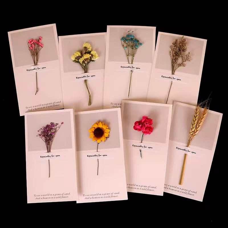 Dried Flower Greeting cards